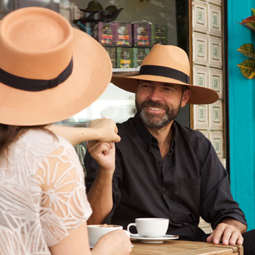 unique hand-woven baseball cap