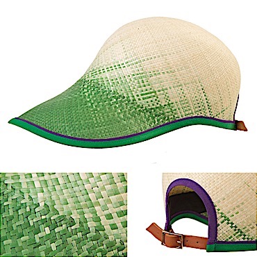 unique hand-woven baseball cap