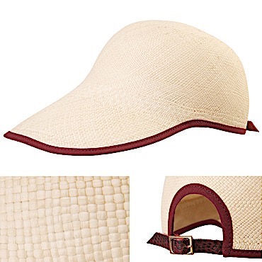 unique hand-woven baseball cap