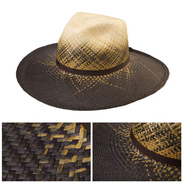 classic hand-woven Panama fedora hat